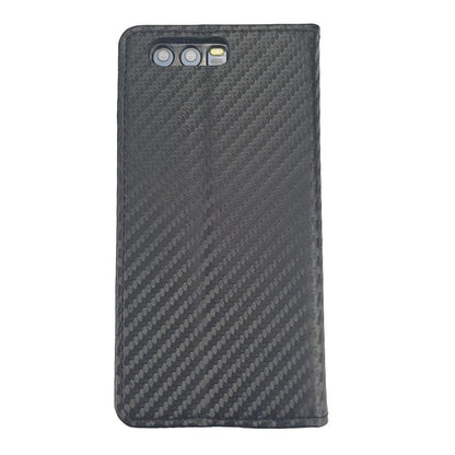 Wallet Case für Huawei P10 Carbon Fiber Optik Magnet