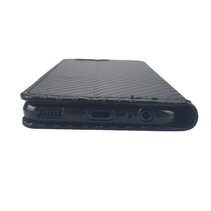 Wallet Case für Huawei P10 Carbon Fiber Optik Magnet