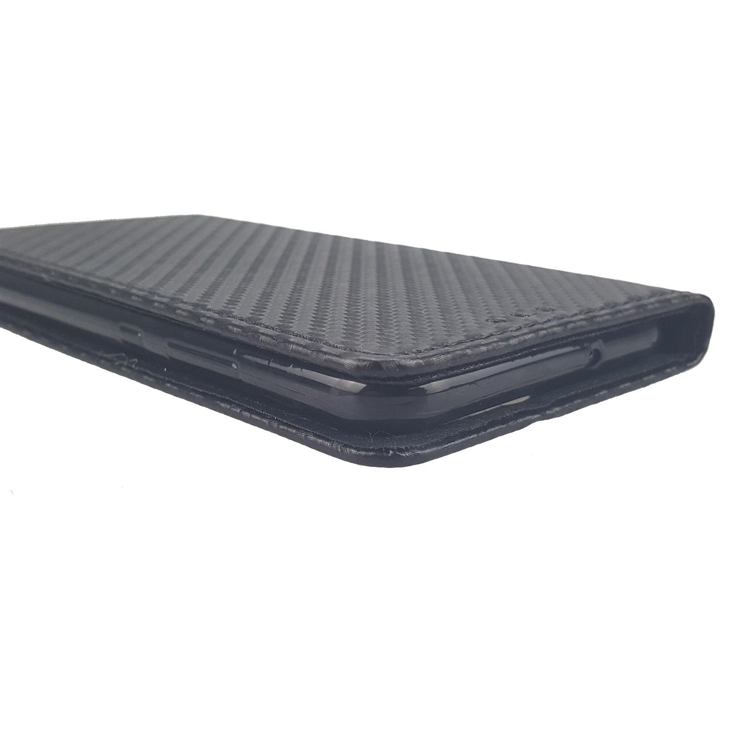 Wallet Case für Huawei P10 Carbon Fiber Optik Magnet