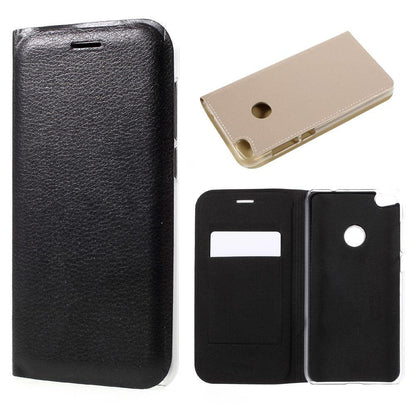 Wallet Case für Huawei P8 LITE (2017) Litchi Skin Book Etui