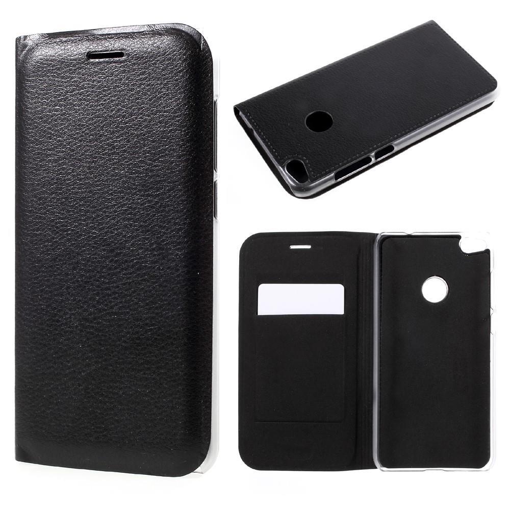 Wallet Case für Huawei P8 LITE (2017) Litchi Skin Book Etui
