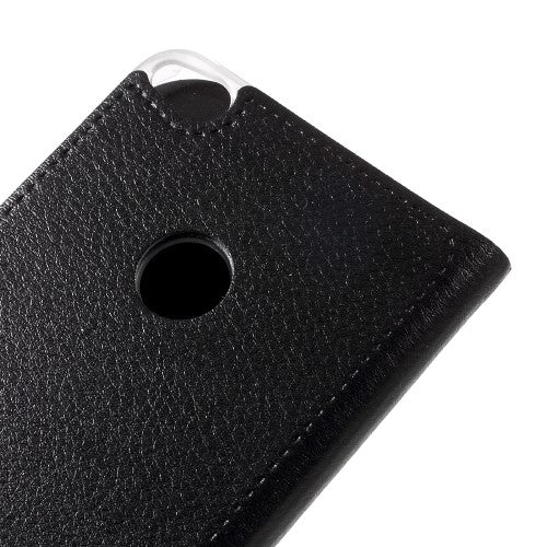 Wallet Case für Huawei P8 LITE (2017) Litchi Skin Book Etui