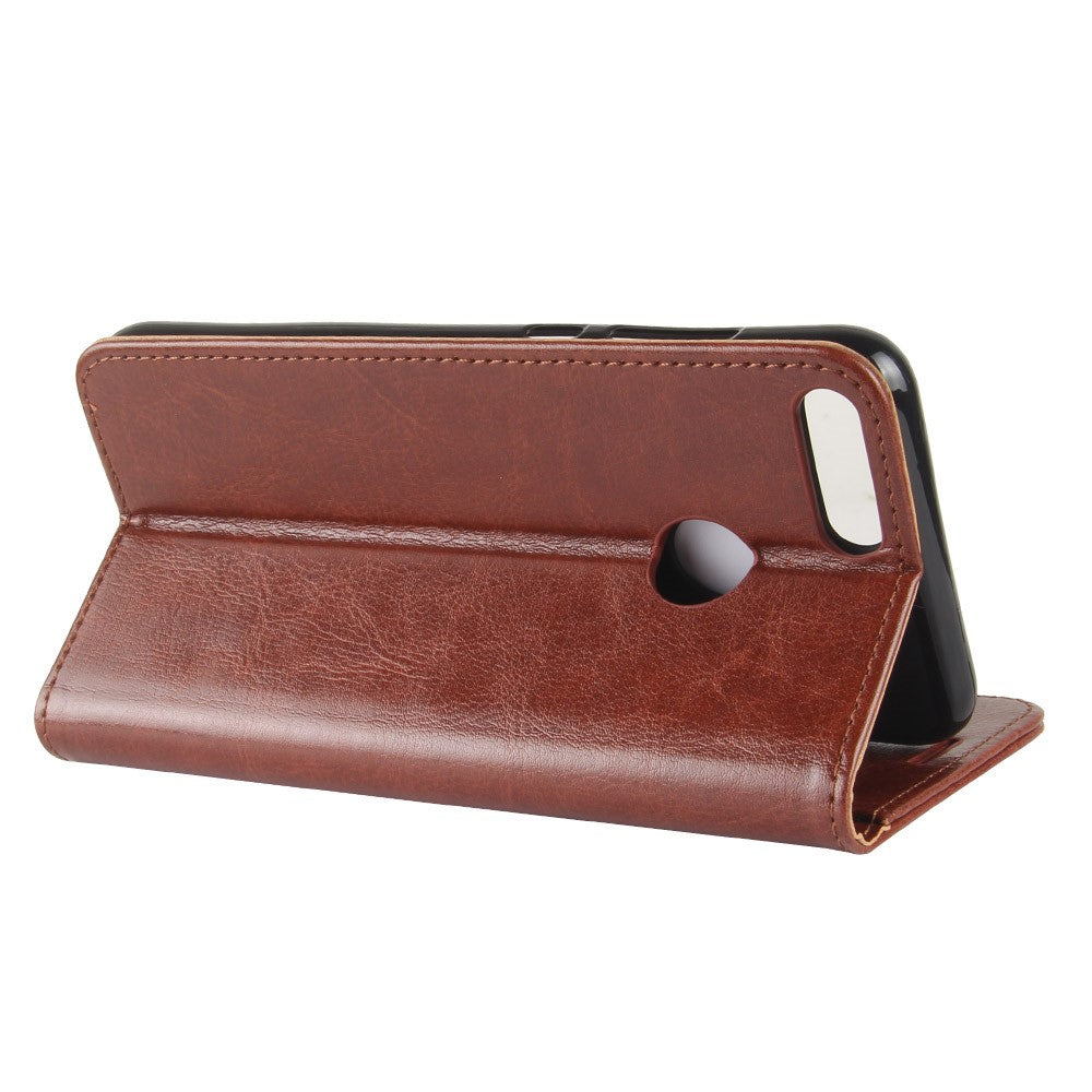 Wallet Case für Huawei P SMART Crazy Horse Card Slot