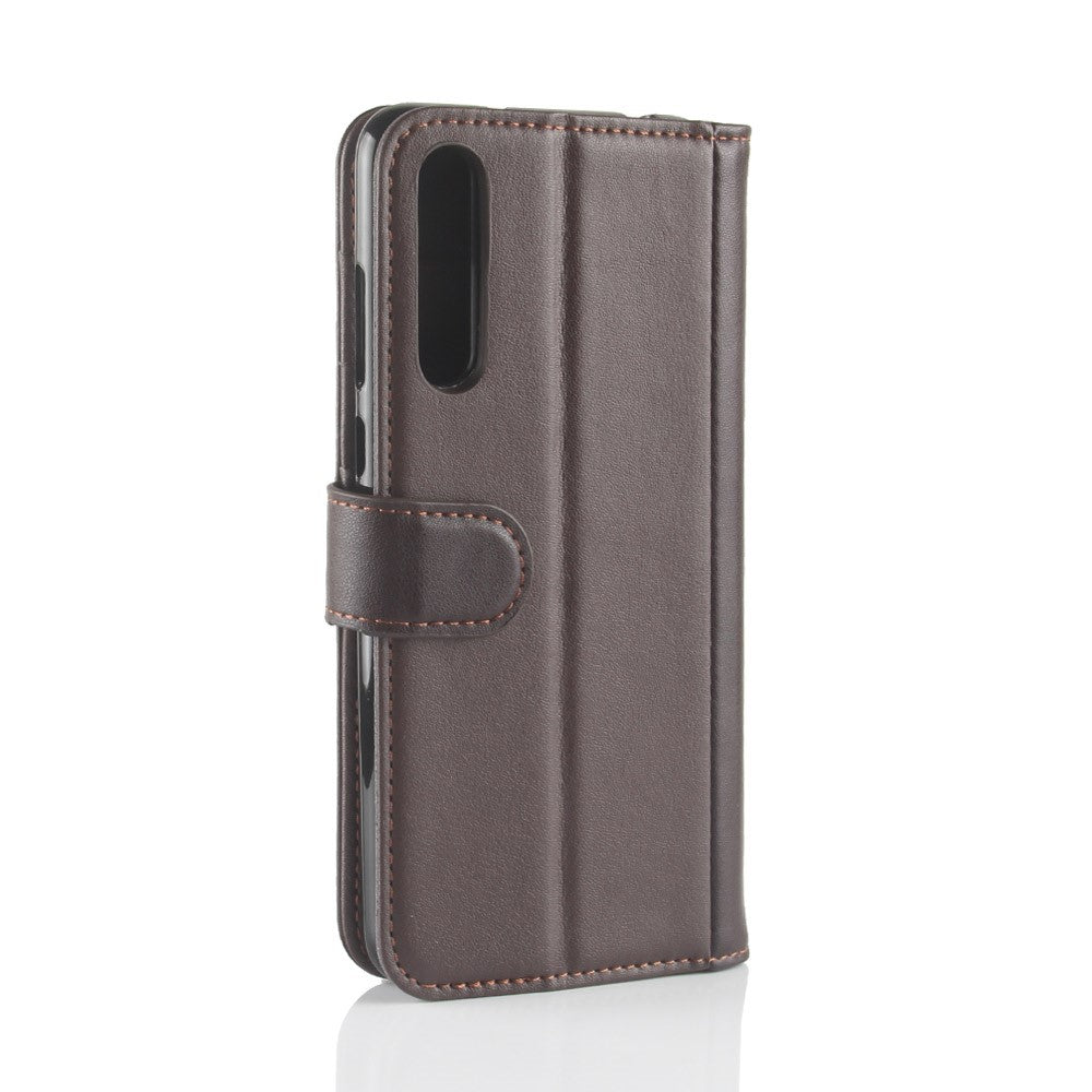 Wallet Case für Huawei P20 PRO Echt Leder Innenfach