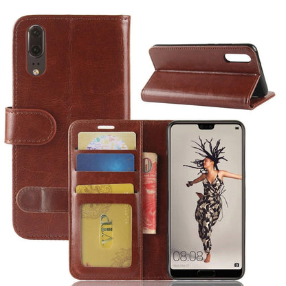 Wallet Case für Huawei P20 Crazy Horse Card Slot
