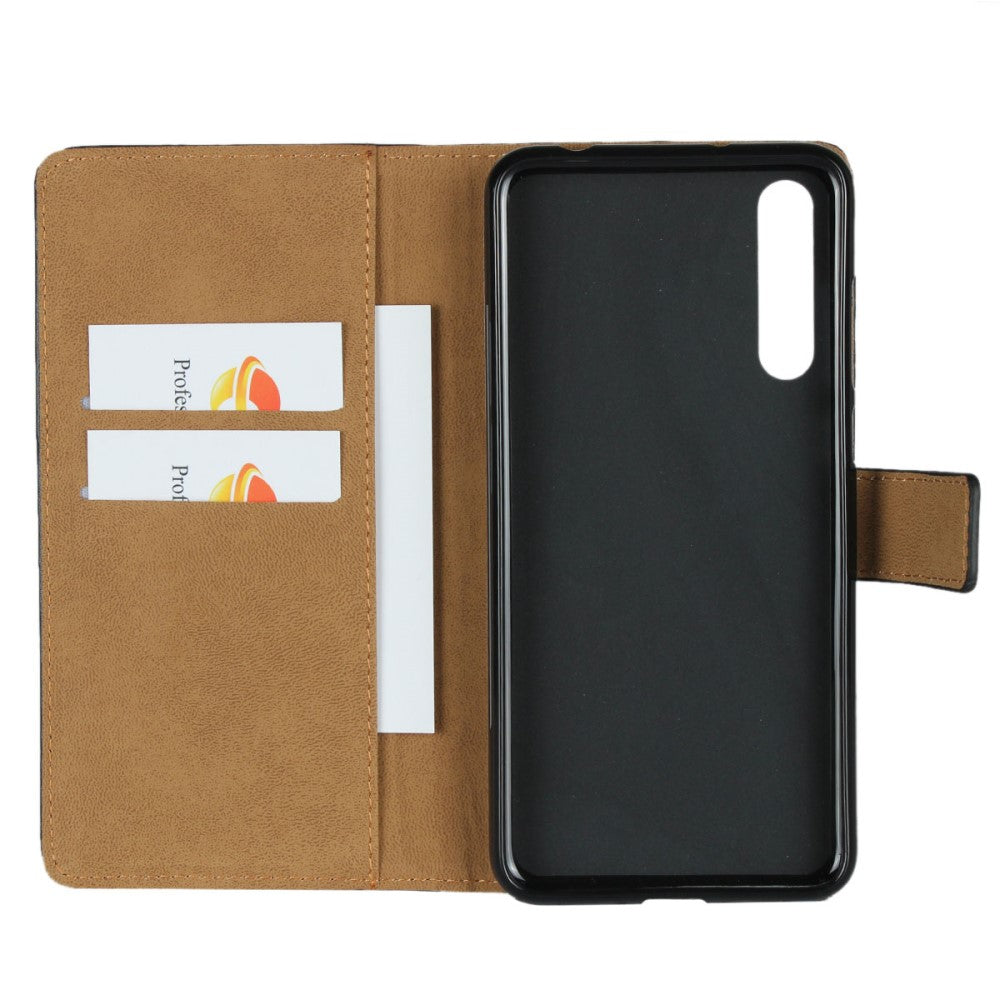Wallet Case für Huawei P20 PRO TPU Split Echt Leder