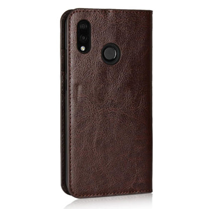 Wallet Case für Huawei P20 LITE Genuine Split Echt Leder Crazy Horse Skin