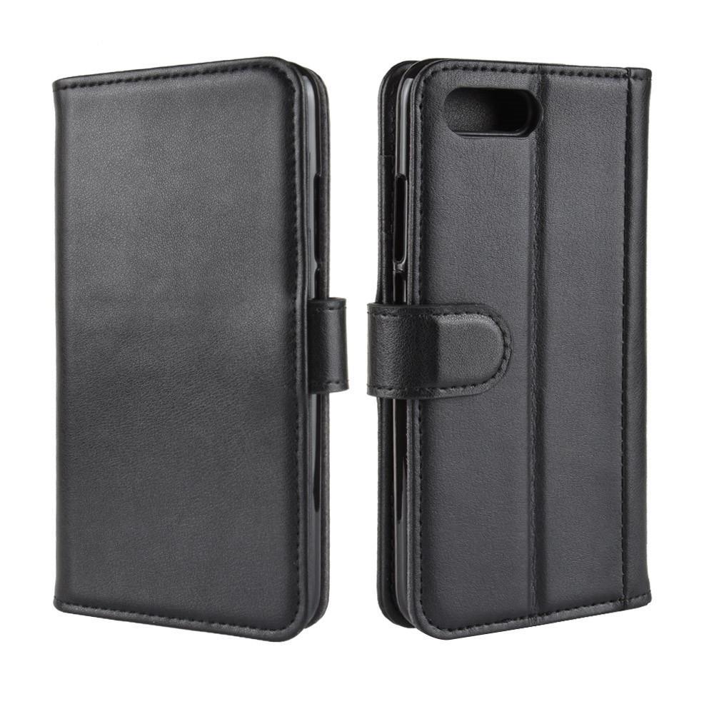 Wallet Case für Huawei HONOR 10 Echt Leder Innenfach