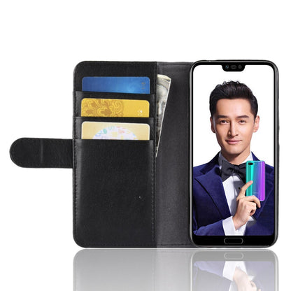 Wallet Case für Huawei HONOR 10 Echt Leder Innenfach