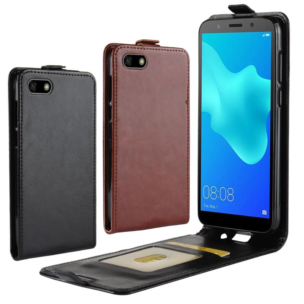 Flip Case für Huawei Y5 (2018) Crazy Horse Card Slot