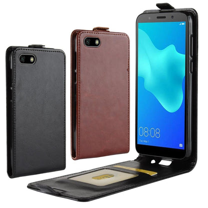 Flip Case für Huawei Y5 (2018) Crazy Horse Card Slot