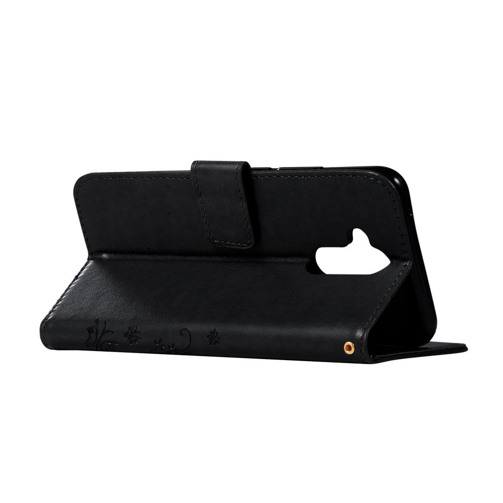 Wallet Case für Huawei Mate 20 LITE Butterfly Flower Motiv
