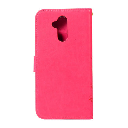 Wallet Case für Huawei Mate 20 LITE Butterfly Flower Motiv
