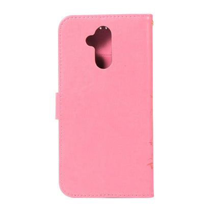 Wallet Case für Huawei Mate 20 LITE Butterfly Flower Motiv