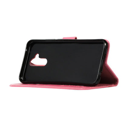 Wallet Case für Huawei Mate 20 LITE Butterfly Flower Motiv