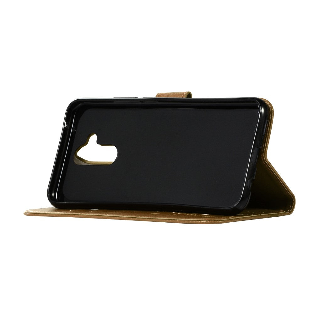 Wallet Case für Huawei Mate 20 LITE Butterfly Flower Motiv