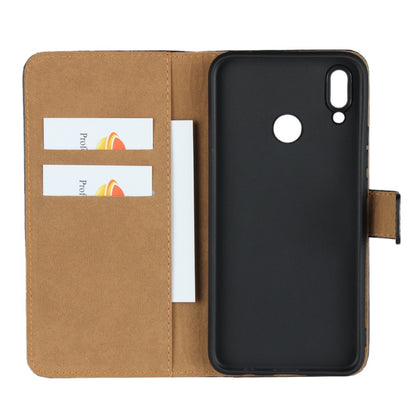 Wallet Case für Huawei P SMART+ TPU Split Echt Leder