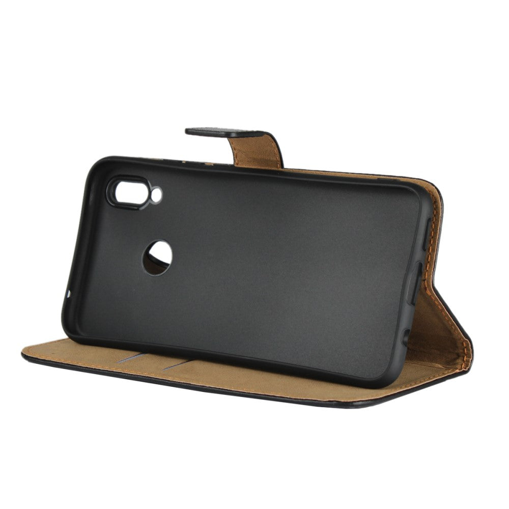 Wallet Case für Huawei P SMART+ TPU Split Echt Leder