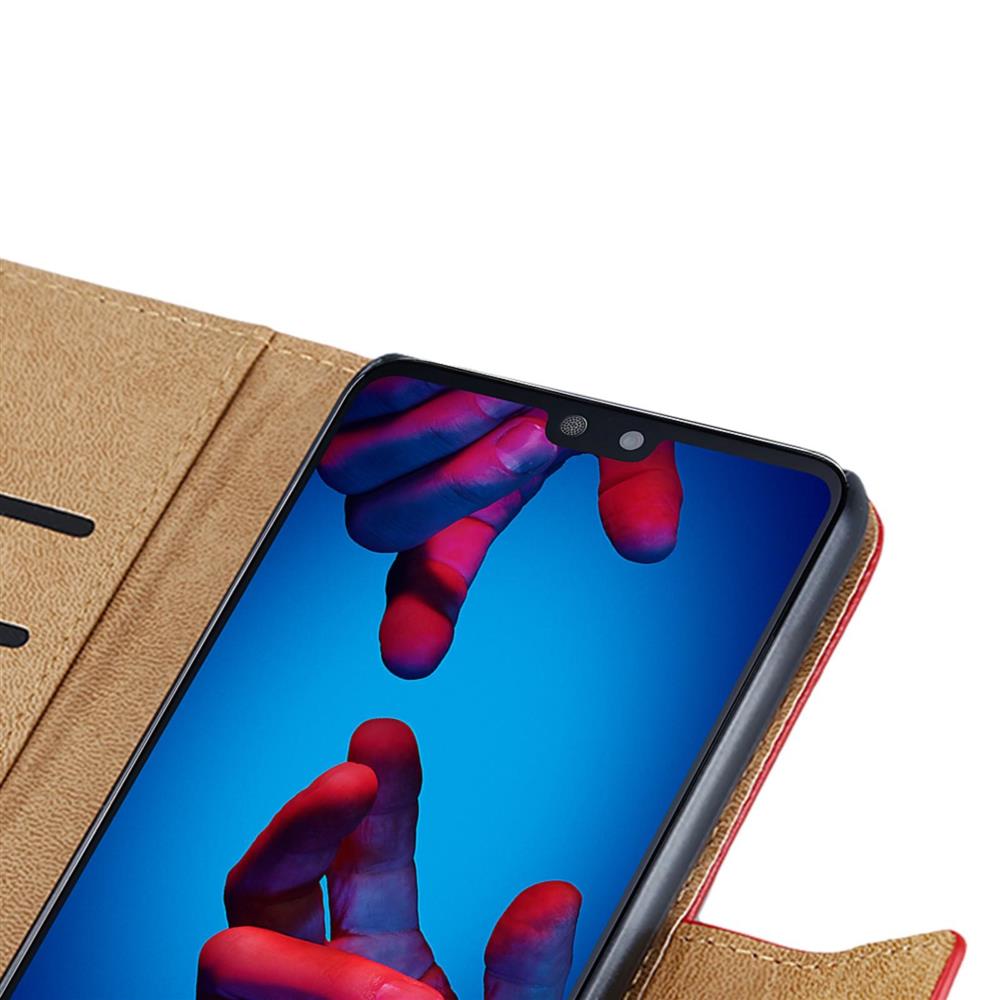 Wallet Case für Huawei P20 Genuine Split Echt Leder Tasche