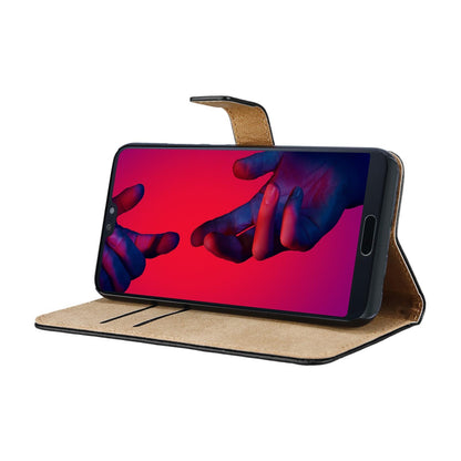 Wallet Case für Huawei P20 PRO Genuine Split Echt Leder Tasche