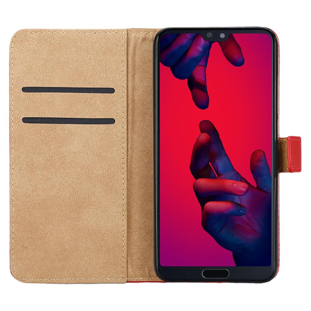 Wallet Case für Huawei P20 PRO Genuine Split Echt Leder Tasche