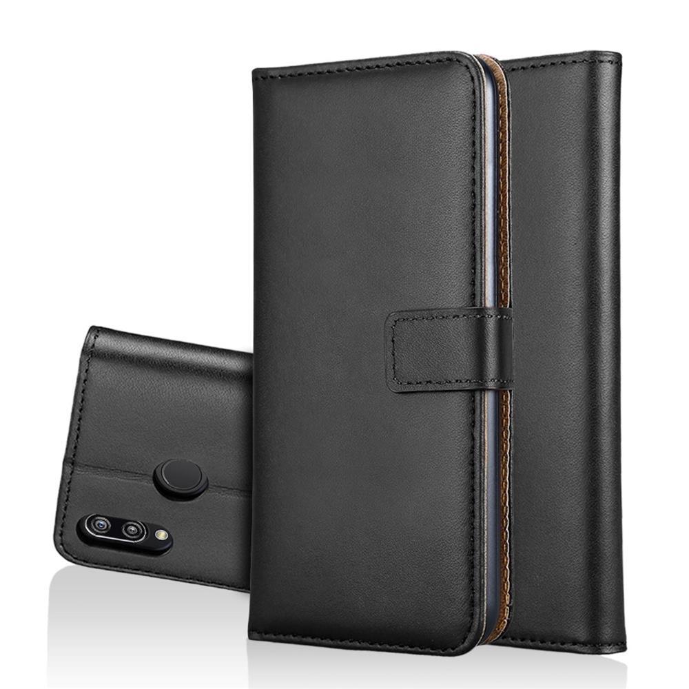 Wallet Case für Huawei P20 LITE Genuine Split Echt Leder Tasche