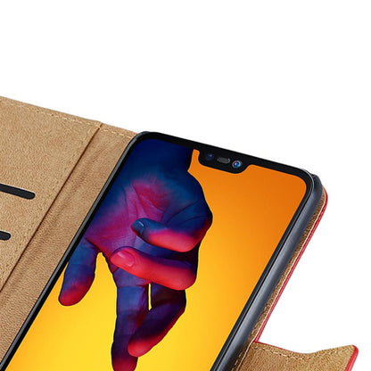 Wallet Case für Huawei P20 LITE Genuine Split Echt Leder Tasche