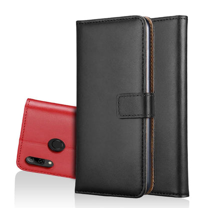 Wallet Case für Huawei P SMART 2019 Genuine Split Echt Leder Tasche