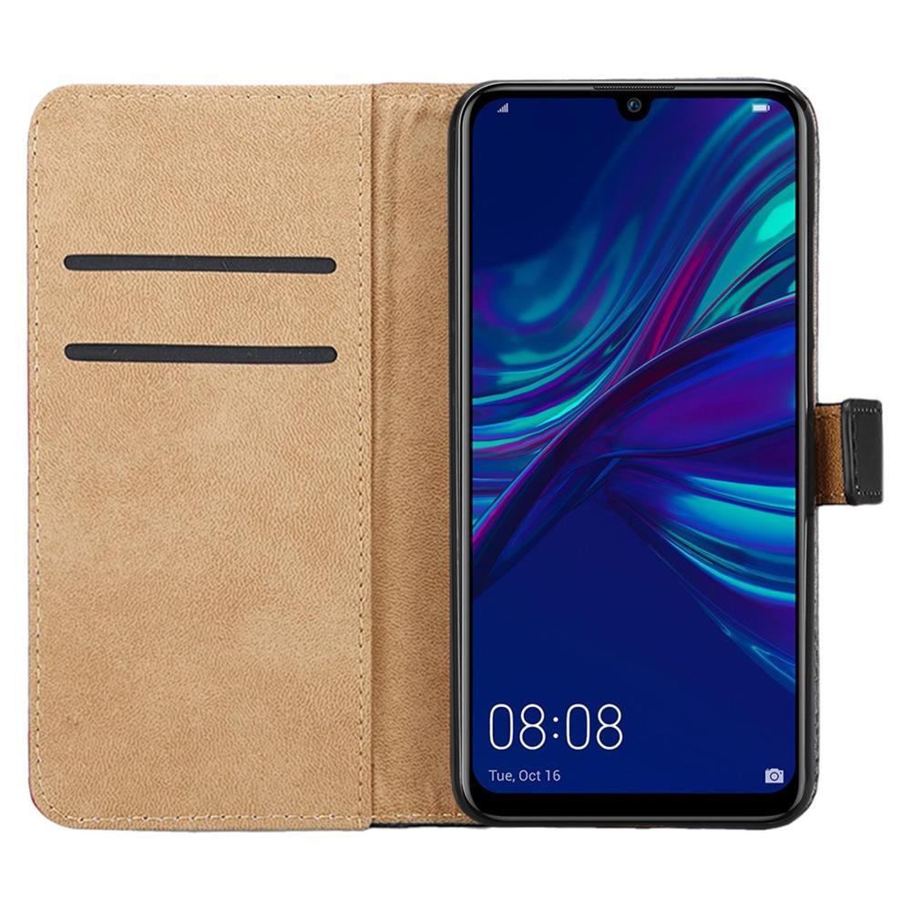 Wallet Case für Huawei P SMART 2019 Genuine Split Echt Leder Tasche