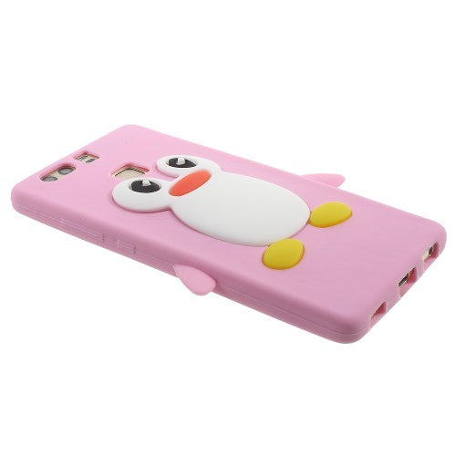 Silikon Case für Huawei P9 Soft Cute 3D Pinguin
