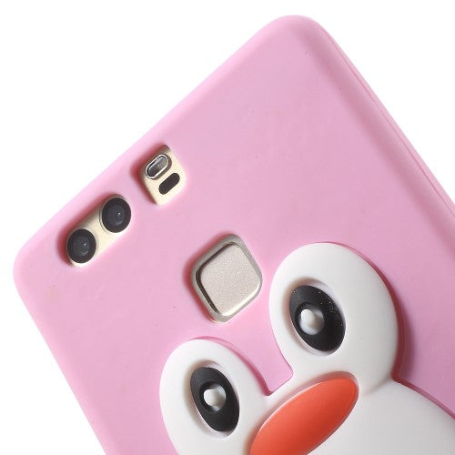 Silikon Case für Huawei P9 Soft Cute 3D Pinguin