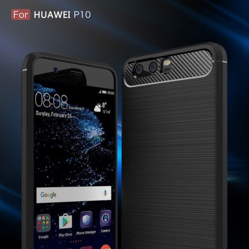 TPU Case für Huawei P10 Carbon Skin Brushed