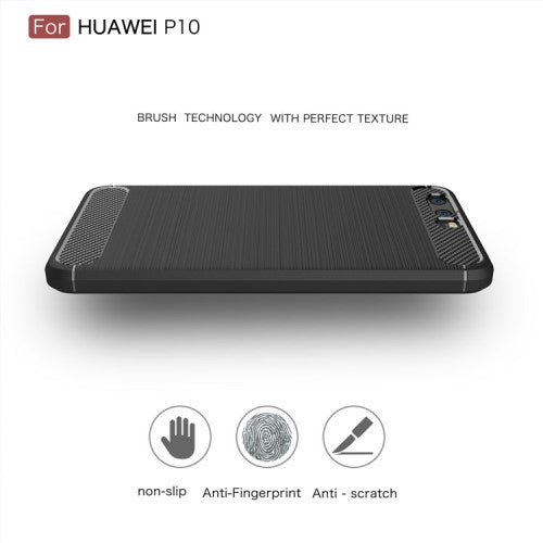 TPU Case für Huawei P10 Carbon Skin Brushed