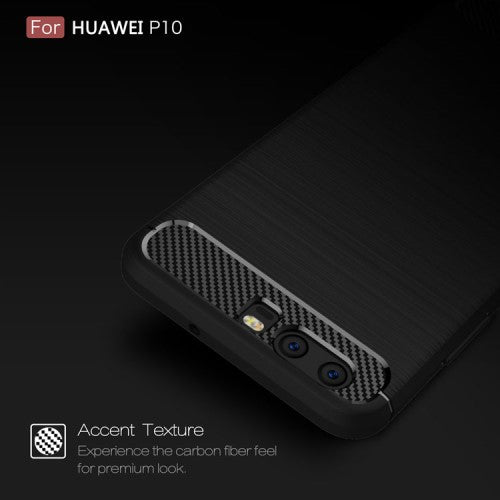 TPU Case für Huawei P10 Carbon Skin Brushed