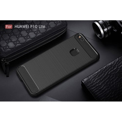 TPU Case für Huawei P10 LITE Carbon Skin Brushed