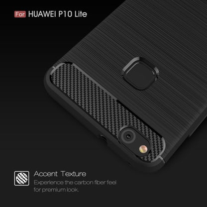 TPU Case für Huawei P10 LITE Carbon Skin Brushed