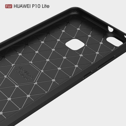 TPU Case für Huawei P10 LITE Carbon Skin Brushed