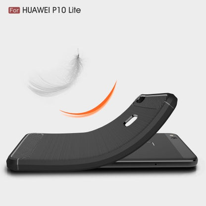 TPU Case für Huawei P10 LITE Carbon Skin Brushed