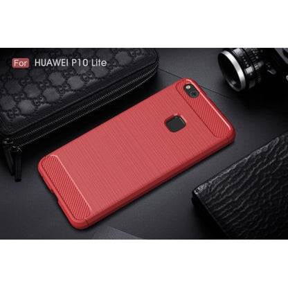 TPU Case für Huawei P10 LITE Carbon Skin Brushed
