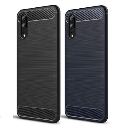 TPU Case für Huawei P20 Carbon Skin Brushed