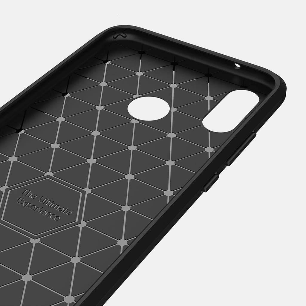TPU Case für Huawei P20 LITE Carbon Skin Brushed