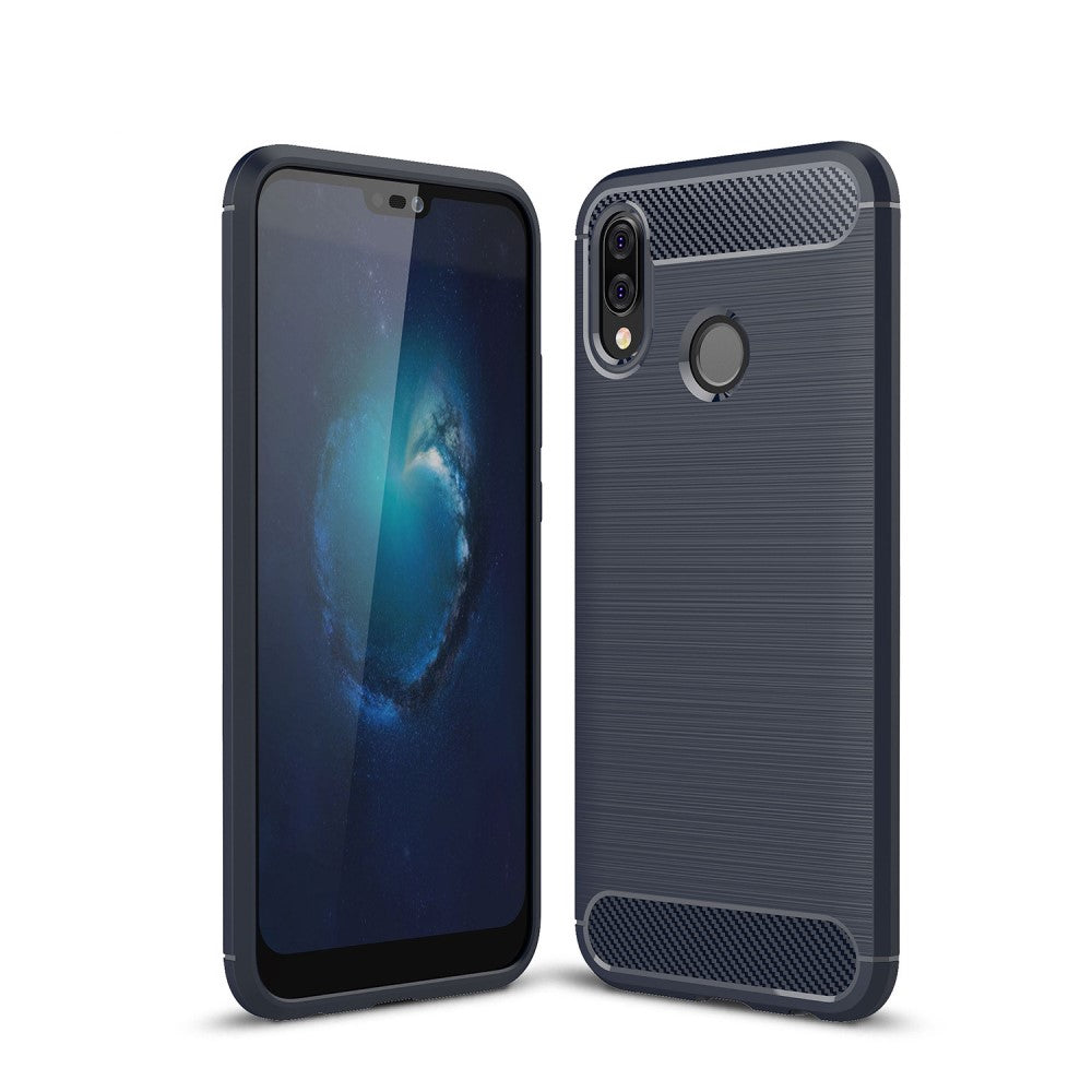 TPU Case für Huawei P20 LITE Carbon Skin Brushed