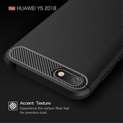 TPU Case für Huawei Y5 (2018) Carbon Skin Brushed