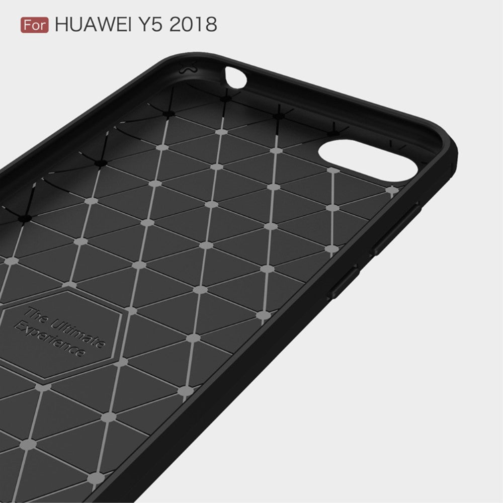 TPU Case für Huawei Y5 (2018) Carbon Skin Brushed