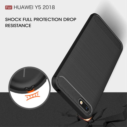 TPU Case für Huawei Y5 (2018) Carbon Skin Brushed