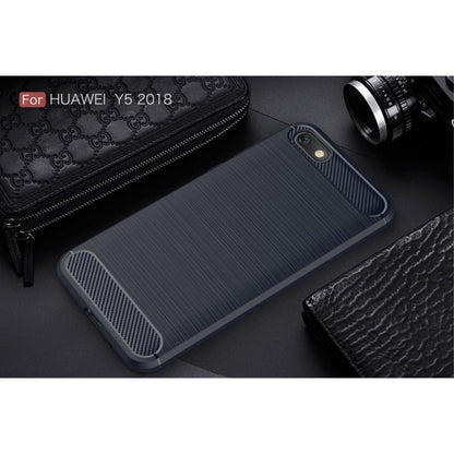 TPU Case für Huawei Y5 (2018) Carbon Skin Brushed