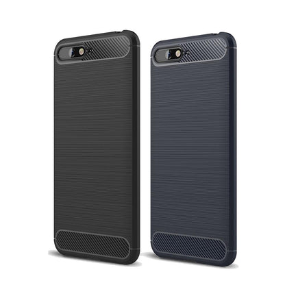 TPU Case für Huawei Y6 (2018) Carbon Skin Brushed