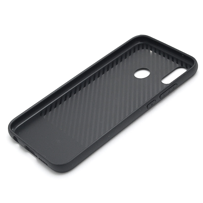 IPAKY TPU Case für Huawei P20 LITE Carbon Fiber Muster
