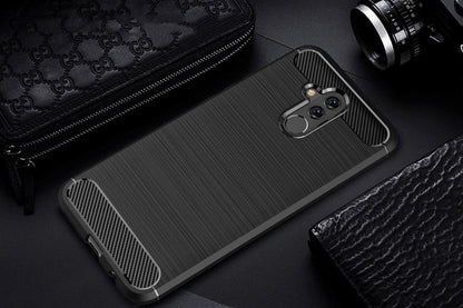 TPU Case für Huawei Mate 20 LITE Carbon Skin Brushed
