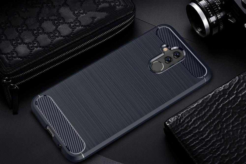 TPU Case für Huawei Mate 20 LITE Carbon Skin Brushed